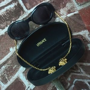 Versace Vintage Chain Arm Sunglasses